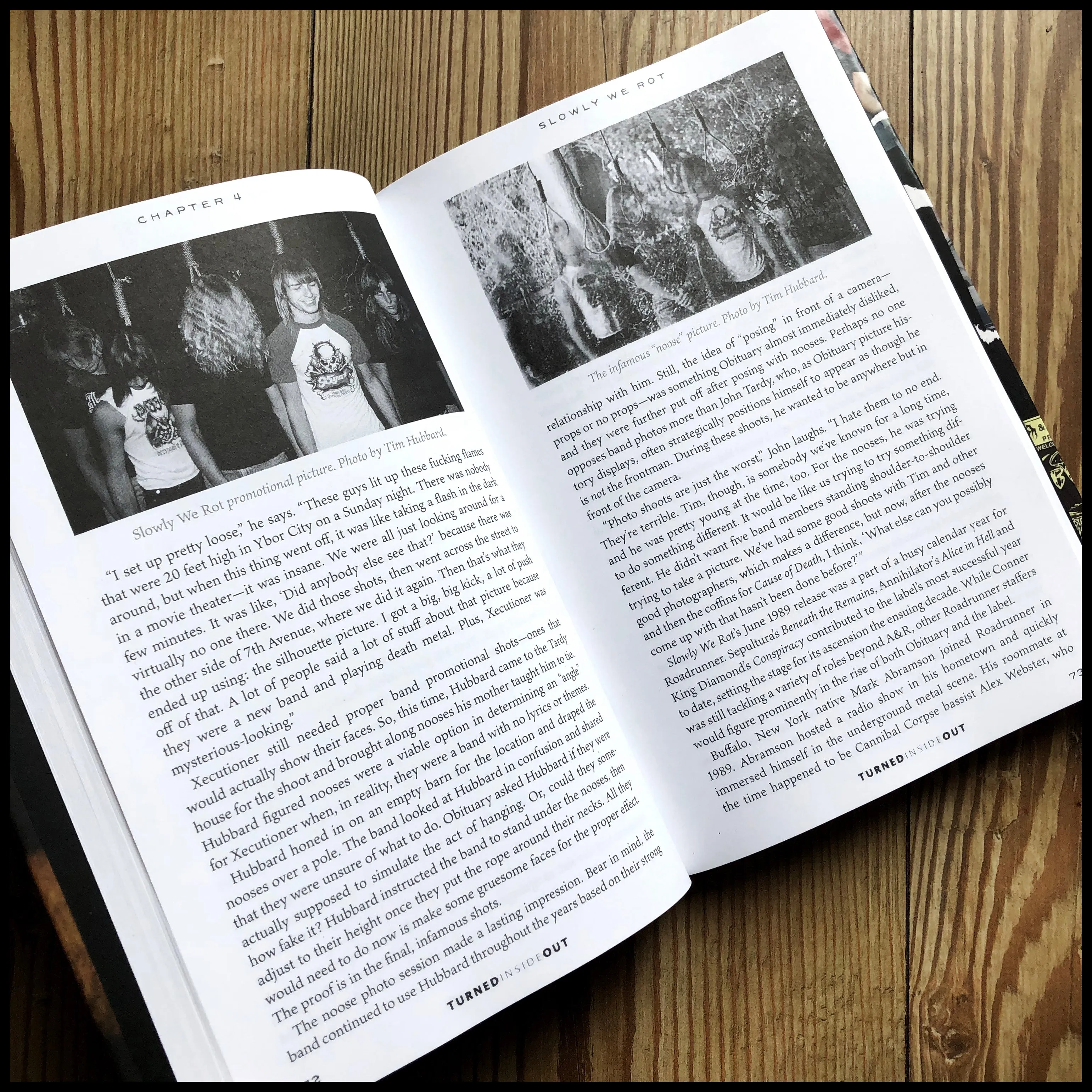TURNED INSIDE OUT: The Official Story of OBITUARY hardback