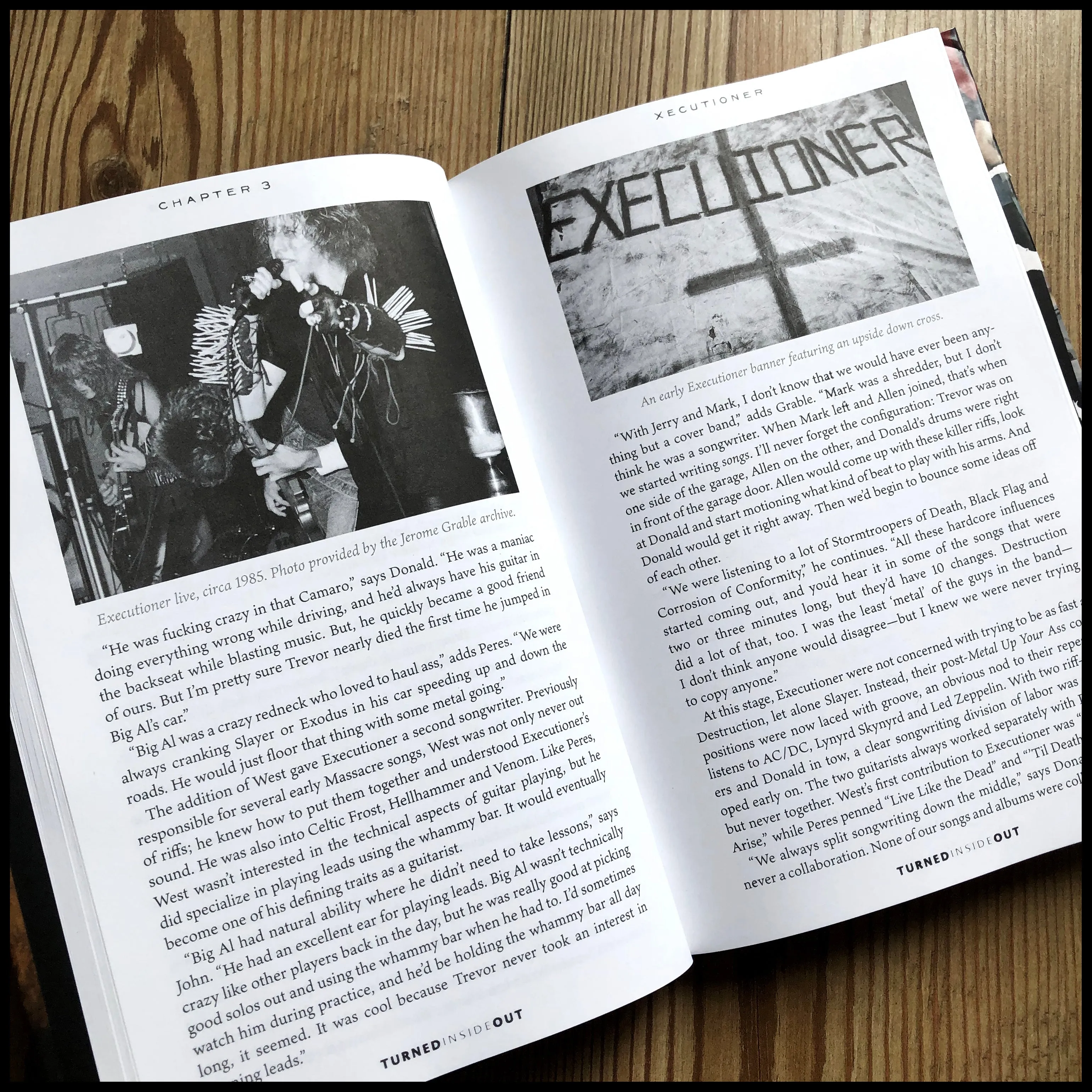 TURNED INSIDE OUT: The Official Story of OBITUARY hardback