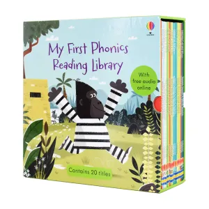 Usborne First Phonics Reading Library 20 Books - Ages 0-5 - Paperback