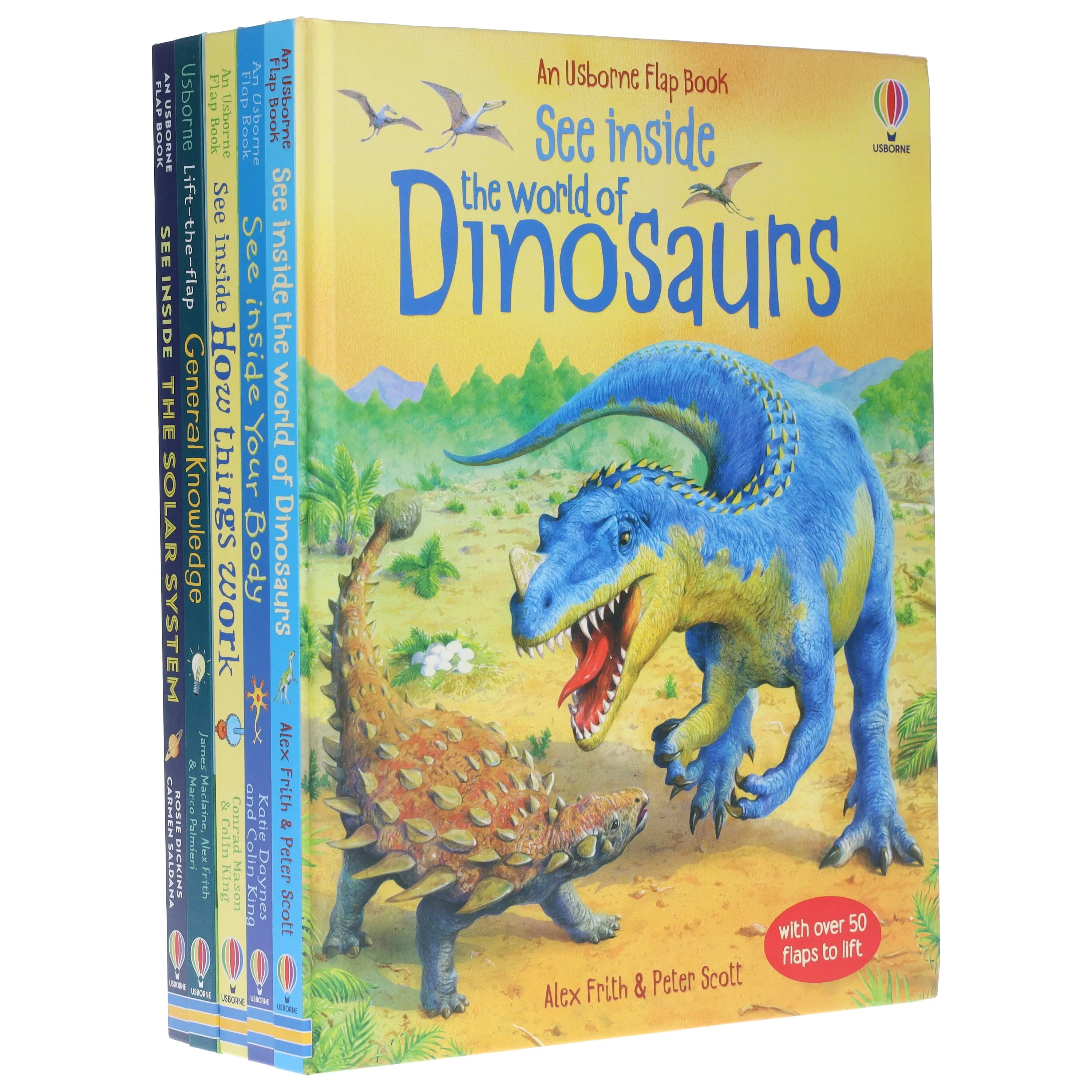 Usborne Lift The Flap See Inside Series Collection 1: 5 Books Set - Ages 6  - Board Book