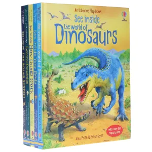 Usborne Lift The Flap See Inside Series Collection 1: 5 Books Set - Ages 6  - Board Book