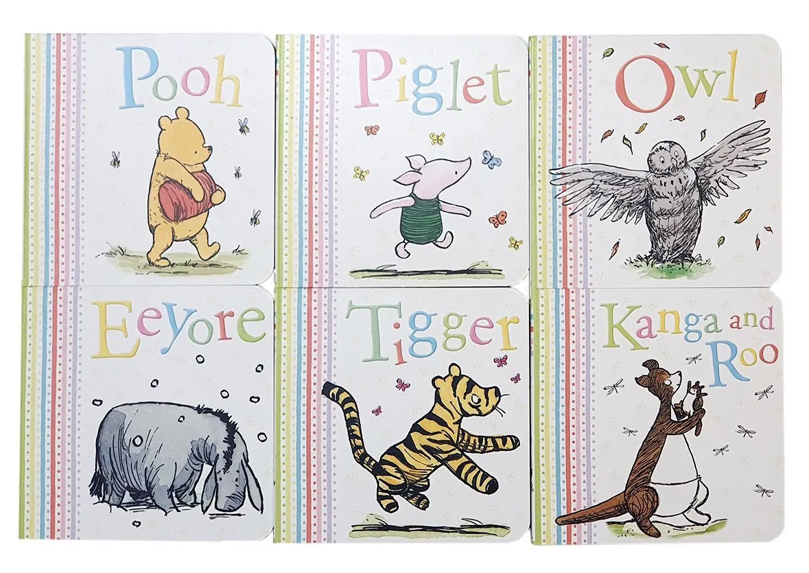 Winnie-the-Pooh Pocket Library 6 Books to Share - Ages 0-5 - Board Books - Jane Riordan