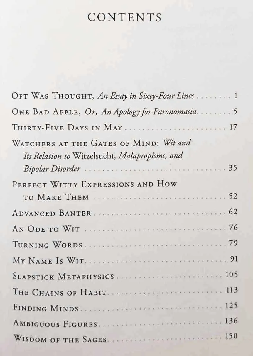 WIT'S END - James Geary
