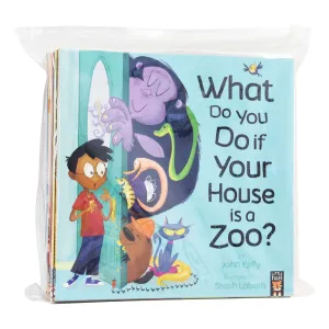 Zoo Series 10 Picture Flat Books Collection Set Ziplock Bag By Little Tiger – Ages 3  – Paperback